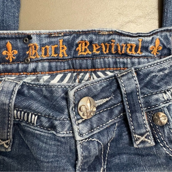 Rock Revival Celine Boot Cut Jeans Waist 27 EUC - Picture 2 of 16